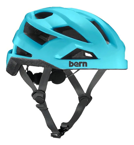 Casco De Ciclismo Bern Fl-1 Libre Talle L Con Ventilación Color Cyan