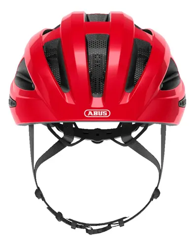 Casco Para Ciclismo Abus Macator, Ligero, Ventilado, Seguro. Color Blaze Red Talla L 58-62 Cm
