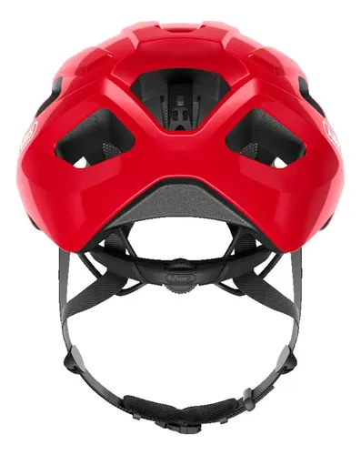 Casco Para Ciclismo Abus Macator, Ligero, Ventilado, Seguro. Color Blaze Red Talla L 58-62 Cm